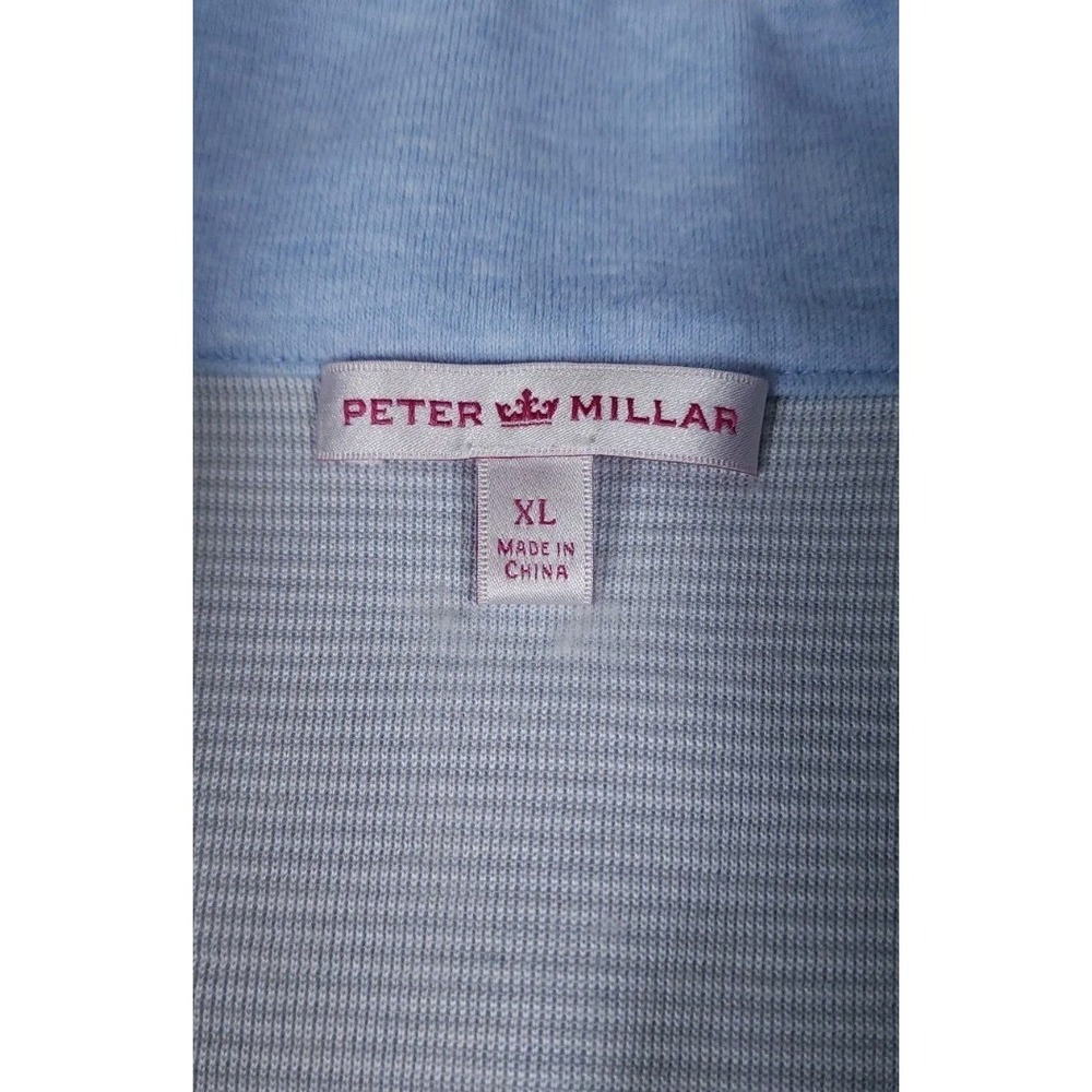 Peter Millar Vest Womens XL Gray Blue Quilted Jacket Full Zip Golf - Picture 6 of 11